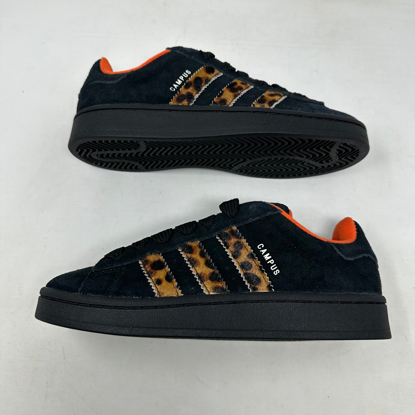 Size 8.5W - Women's Adidas Campus 00s 'Leopard Stripes" 2025 W/Box - JH9767