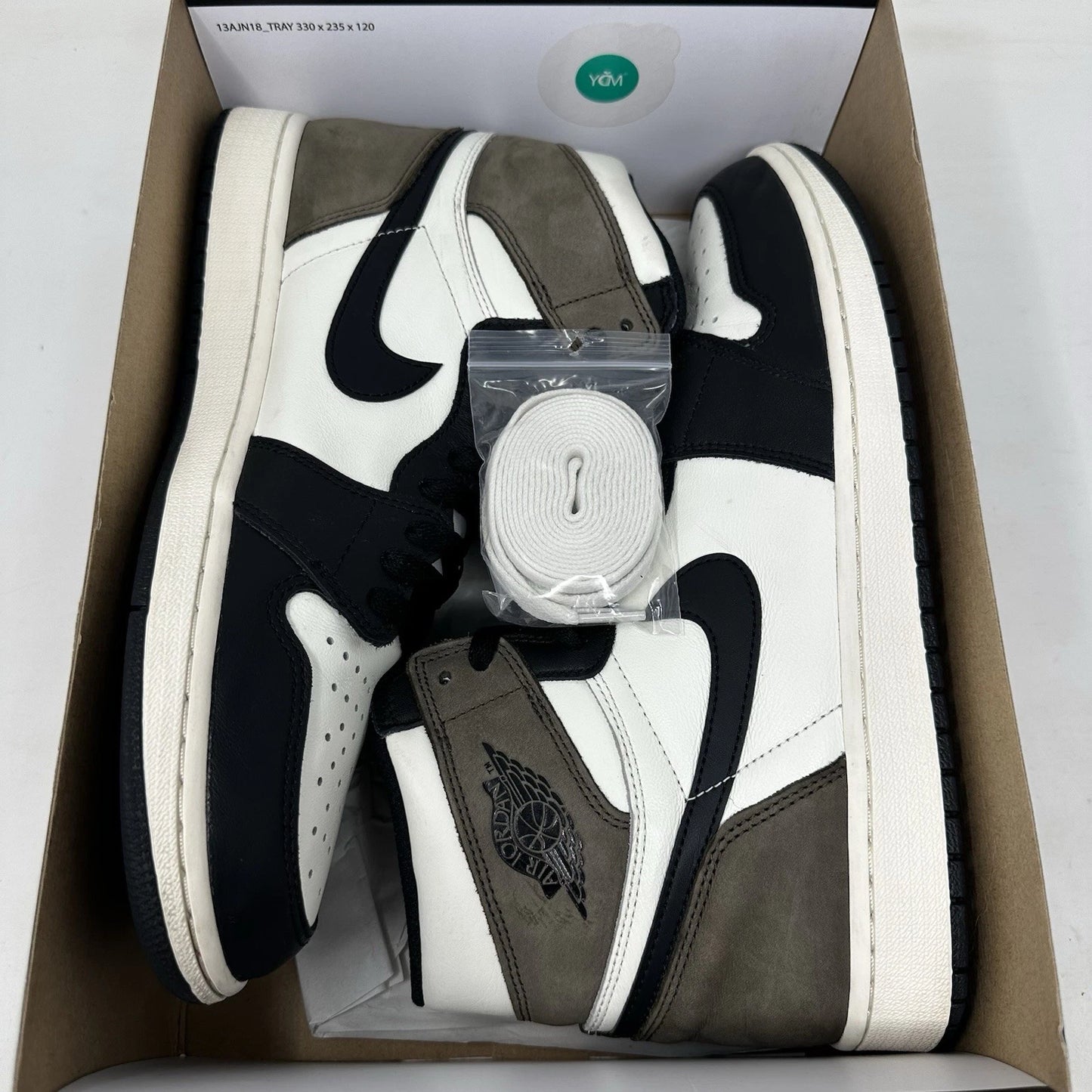 Size 12- Air Jordan 1 Retro High OG “Dark Mocha” 2020 W/Box - 555088-105