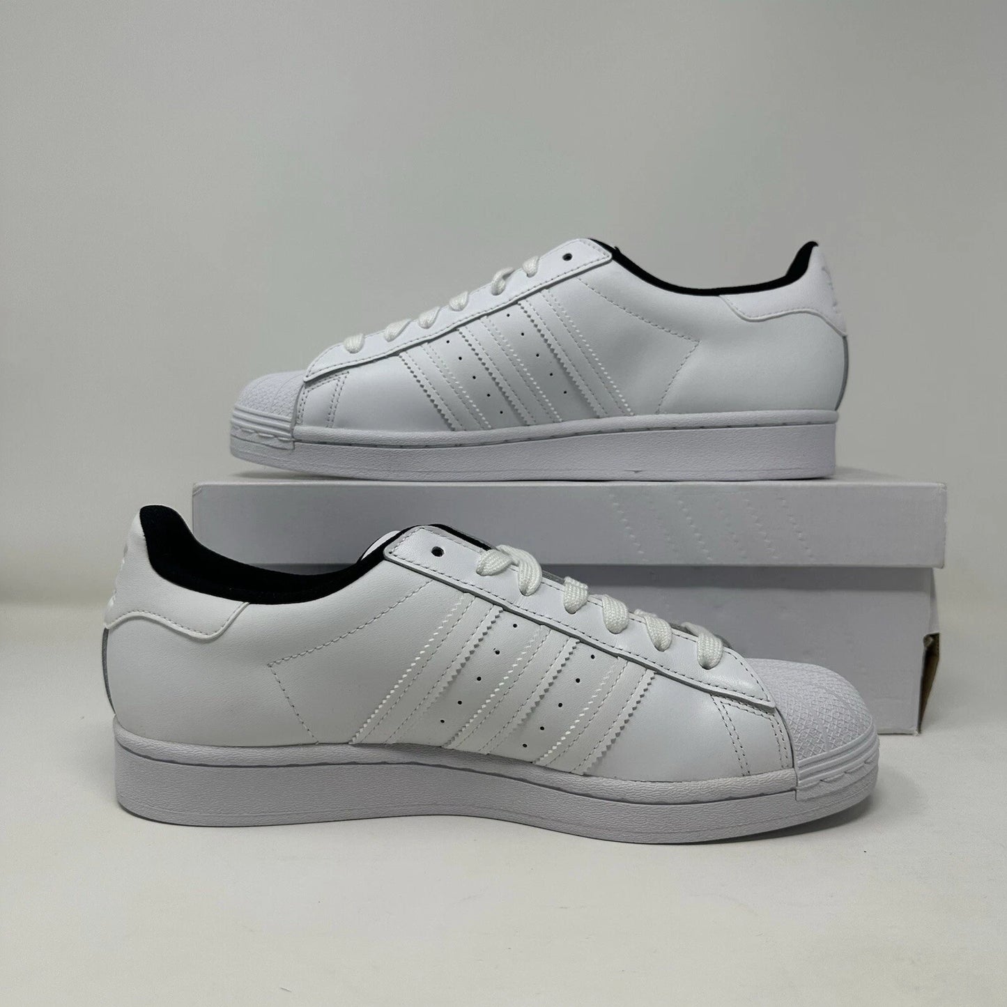 Size 8- Adidas Superstar “White Black Trefoil” 2020 W/Box - FY2824