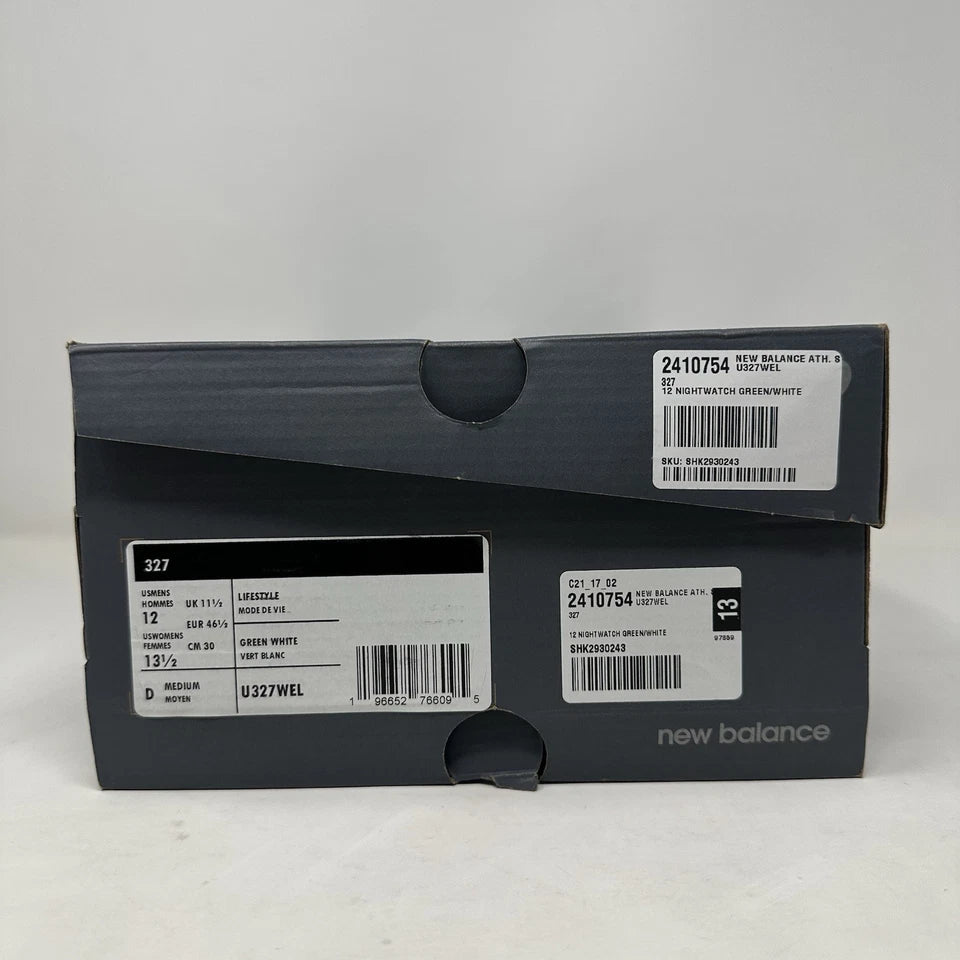 Size 12- New Balance 327 “Nightwatch Green” 2023 W/Box - U327WEL