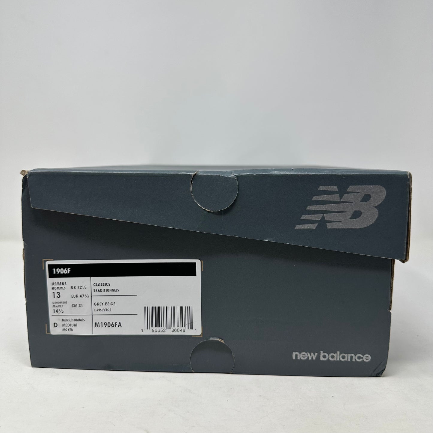 Size 13- New Balance 1906F “Slate Gray Frappe” 2023 W/Box - M1906FA