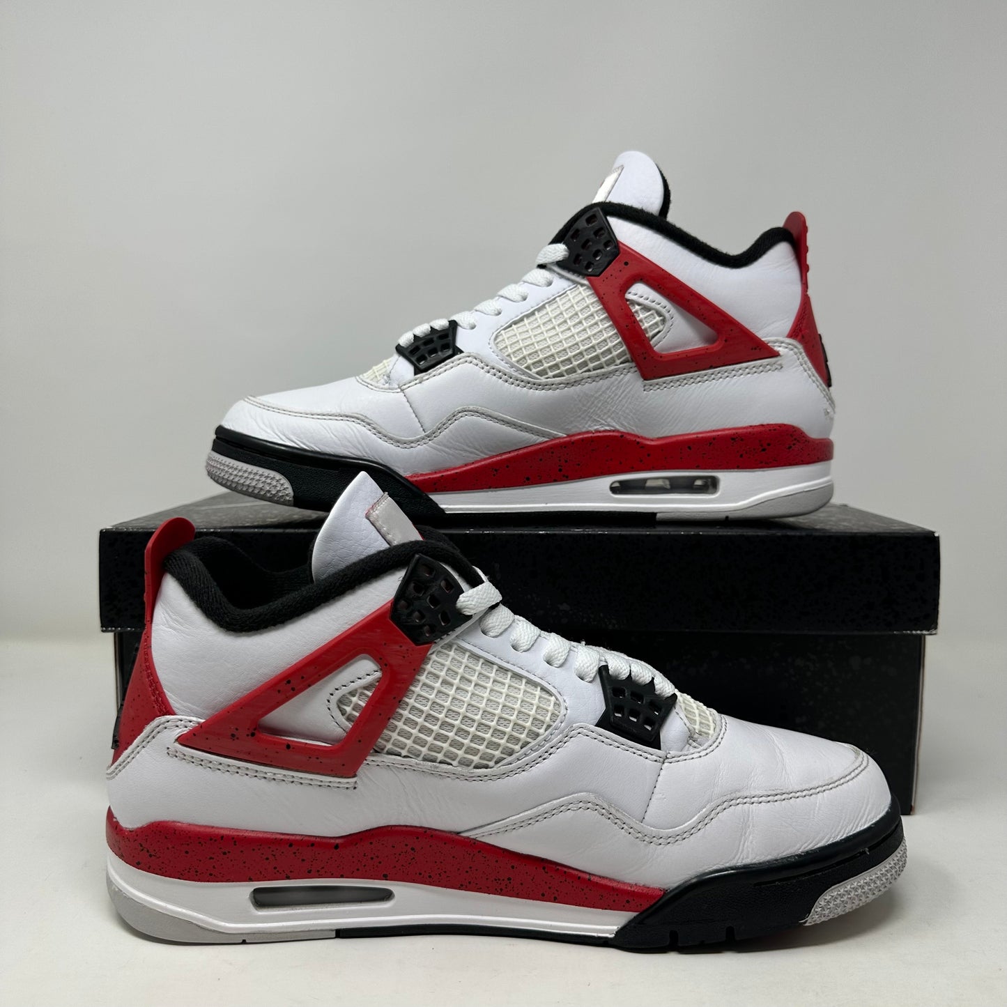 Size 8- Air Jordan 4 Retro “Red Cement” 2023 W/Box - DH6927-161