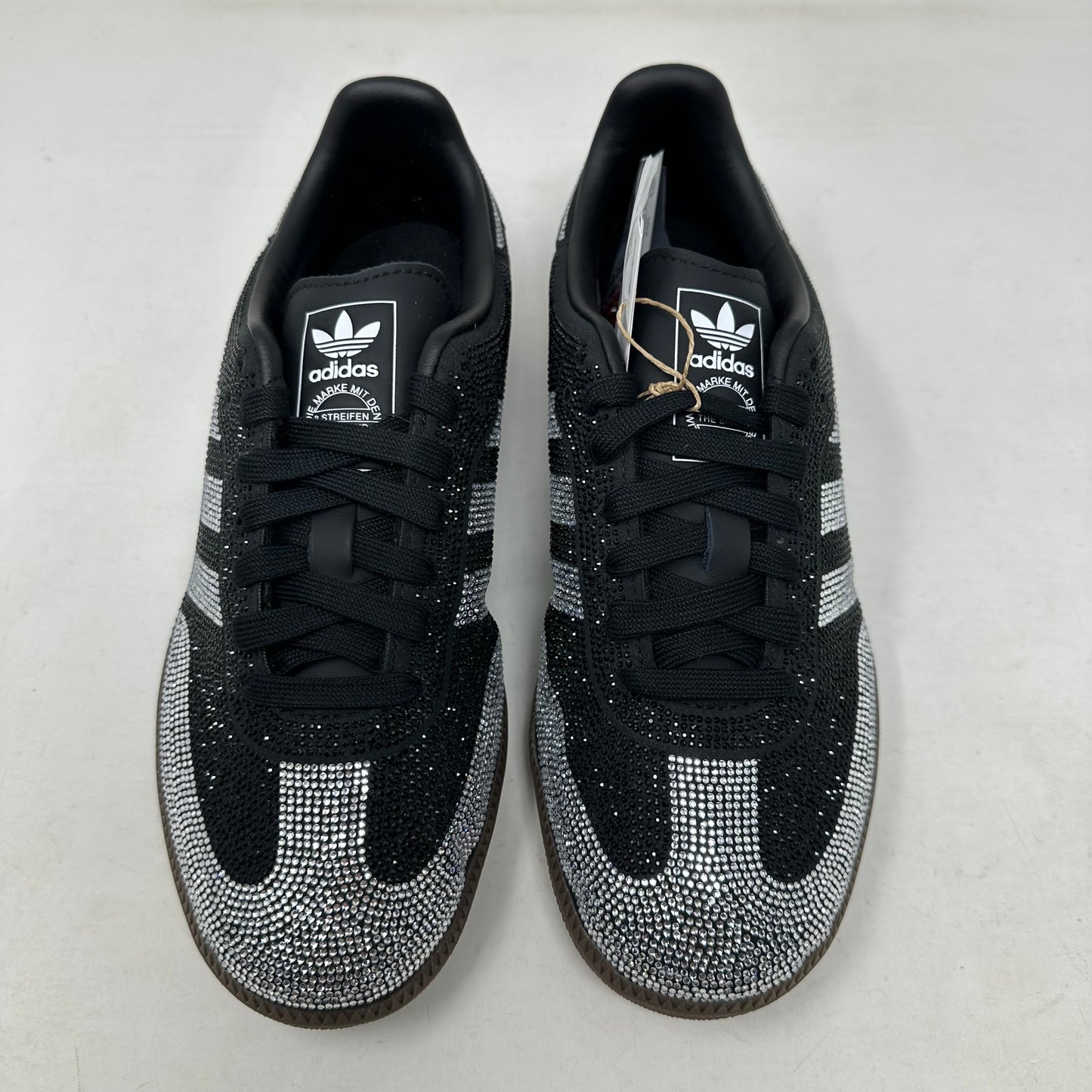 Size 6W- Adidas Samba OG “Black Silver Rhinestones” 2025 W/Box - IH9052