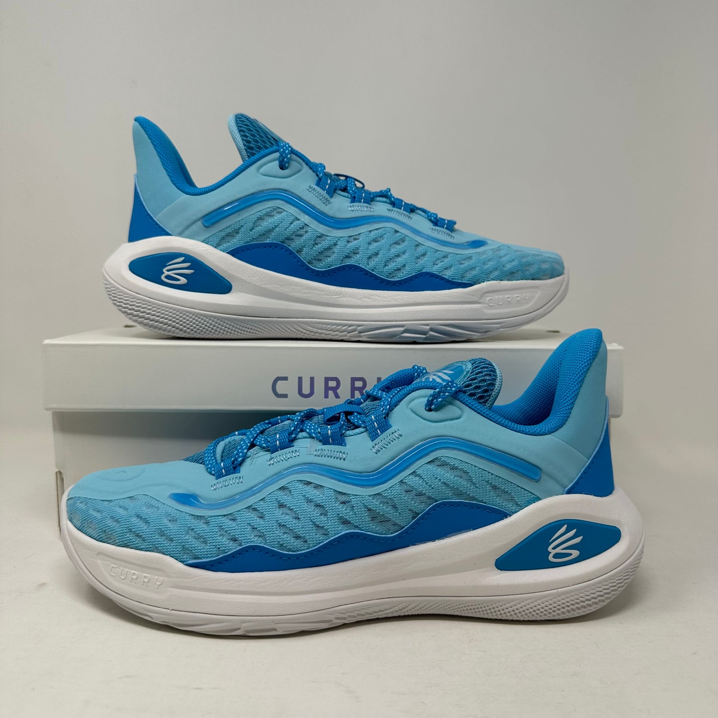 Size 5.5Y- Under Armour Curry Flow 11 GS “Mouthguard” 2024 W/Box - 3027830-400