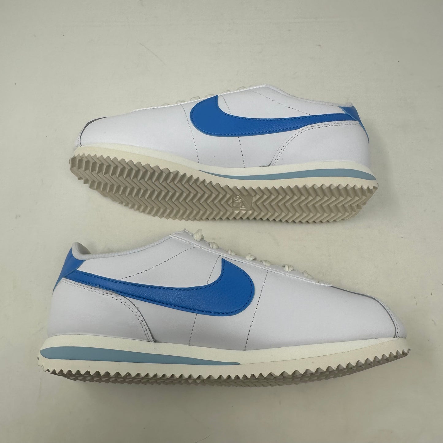 Size 6W- Nike Cortez “White University Blue Sail” 2023 W/Box - DN1791-102