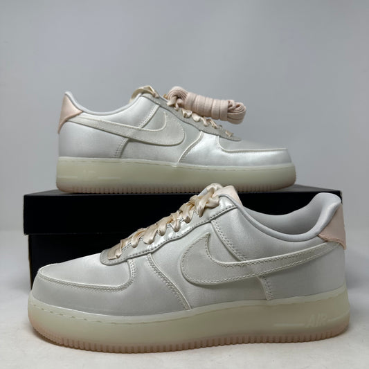 Size 9.5W - Women's Nike Air Force 1 '07 LV8 "Sail Barely Orange" 2024 W/Box - HQ3762-133