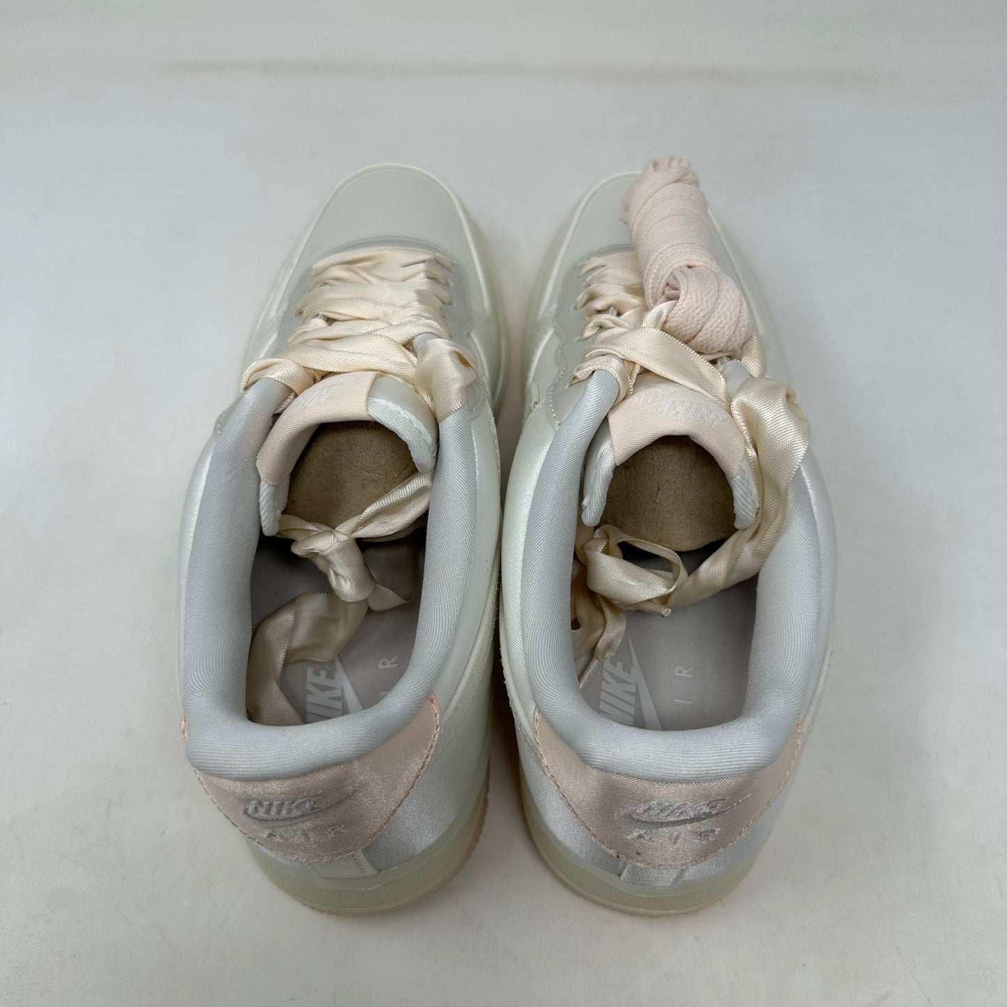 Size 9.5W - Women's Nike Air Force 1 '07 LV8 "Sail Barely Orange" 2024 W/Box - HQ3762-133