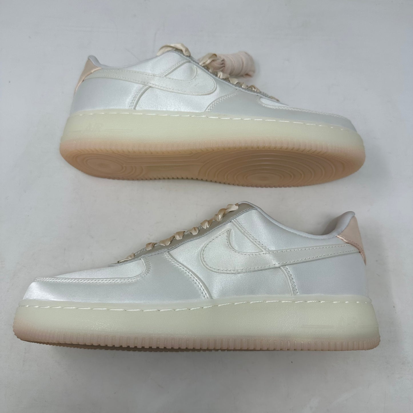 Size 9.5W - Women's Nike Air Force 1 '07 LV8 "Sail Barely Orange" 2024 W/Box - HQ3762-133