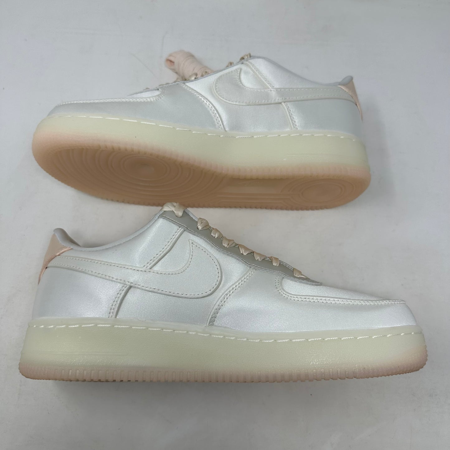 Size 9.5W - Women's Nike Air Force 1 '07 LV8 "Sail Barely Orange" 2024 W/Box - HQ3762-133