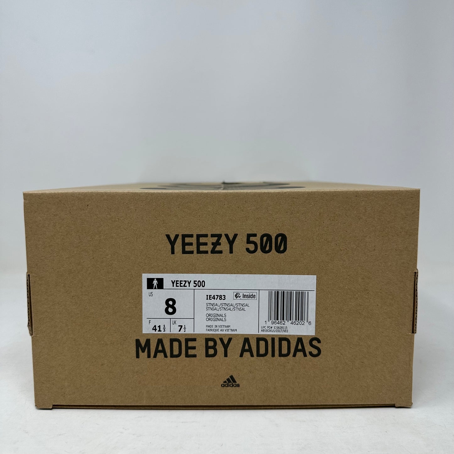 Size 8 - Men's Adidas Yeezy 500 "Stone Salt" 2024 W/Box - IE4783