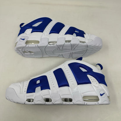 Size 9.5- Nike Air More Uptempo Low “White Hyper Royal” 2024 W/Box - FZ3055-101