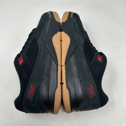 Size 10.5 - Jordan Flight Court "Black/Varsity Red/Gum Brown" 2025 W/Box - HF3255-001