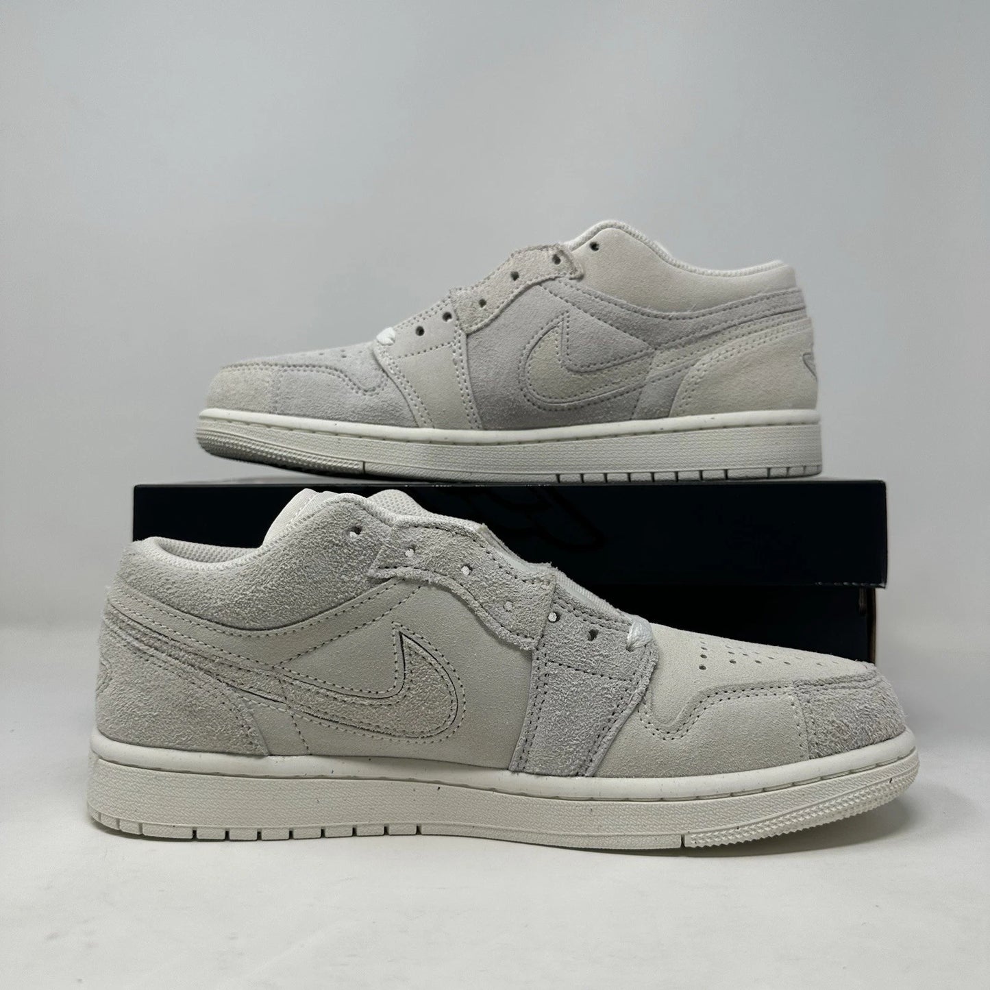 Size 8- Air Jordan 1 Low SE Craft “Pale Ivory” 2024 W/Box - FQ3055-100