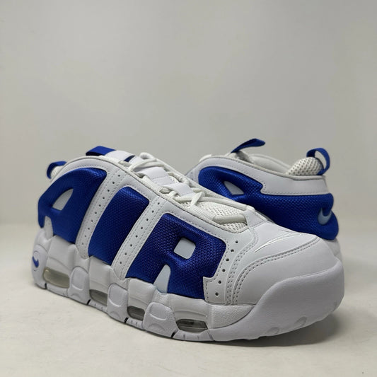 Size 13- Nike Air More Uptempo Low “White Hyper Royal” 2024 W/Box - FZ3055-101
