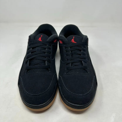 Size 10.5 - Jordan Flight Court "Black/Varsity Red/Gum Brown" 2025 W/Box - HF3255-001