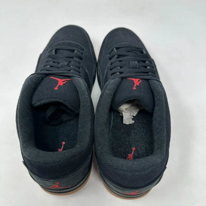 Size 10.5 - Jordan Flight Court "Black/Varsity Red/Gum Brown" 2025 W/Box - HF3255-001