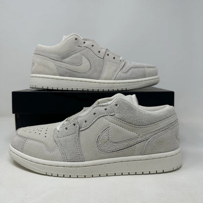 Size 8- Air Jordan 1 Low SE Craft “Pale Ivory” 2024 W/Box - FQ3055-100