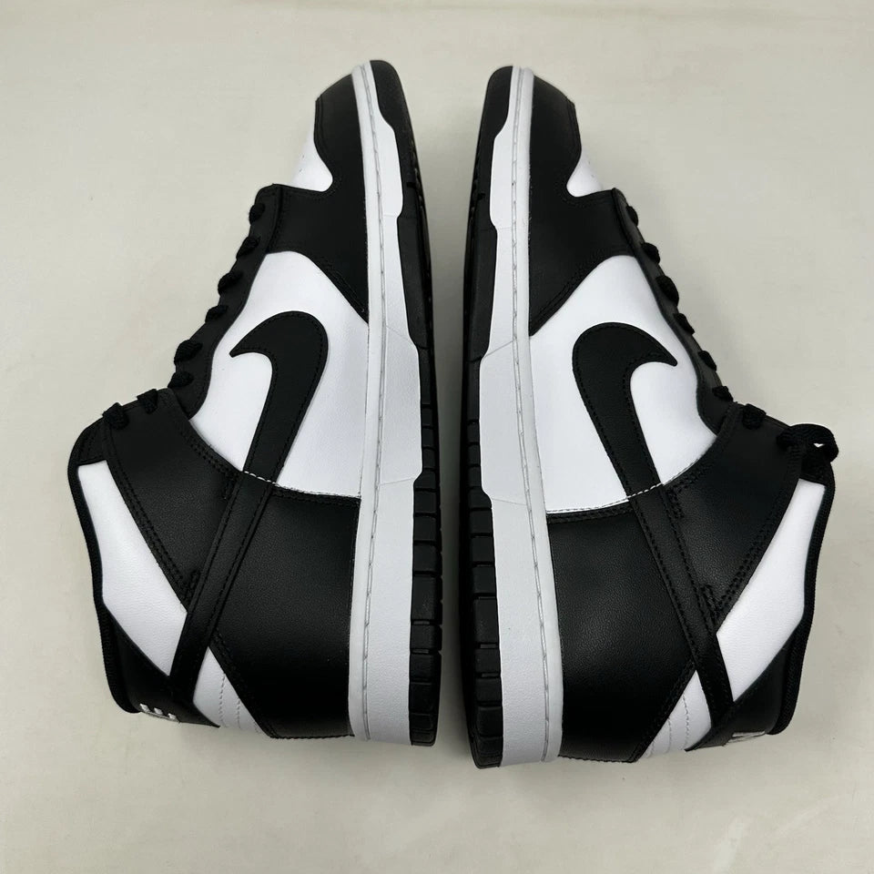 Size 11.5- Nike Dunk Mid “Leather Panda” 2023 W/Box - FQ8784-100