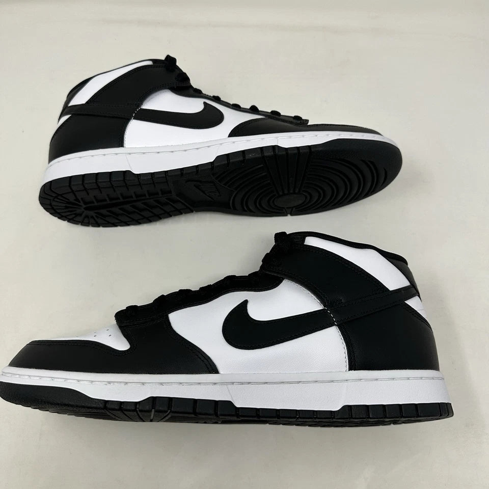 Size 11.5- Nike Dunk Mid “Leather Panda” 2023 W/Box - FQ8784-100