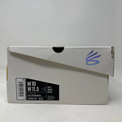 Size 10- Under Armour Curry Flow 10 “Curry-Fornia” 2023 W/Box - 3026949-400