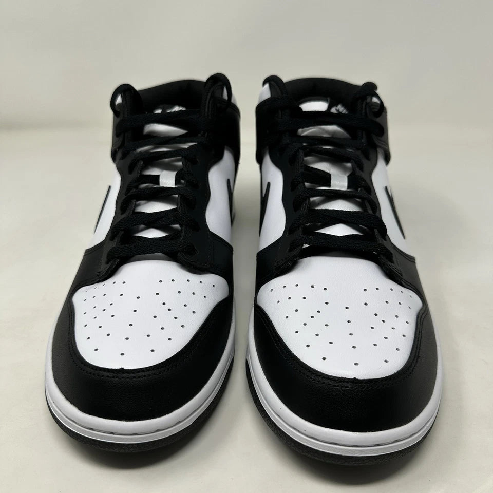 Size 11.5- Nike Dunk Mid “Leather Panda” 2023 W/Box - FQ8784-100